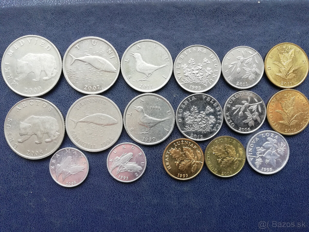 pamätné a staré mince Talianska + Chorvátsko - 5