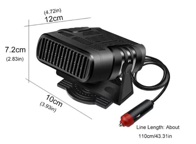 Nový multifunkčný ohrievač, fukár a klíma do auta - 5