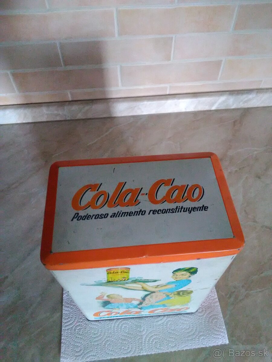 Stará plechová nádobka COLA CAO - 5