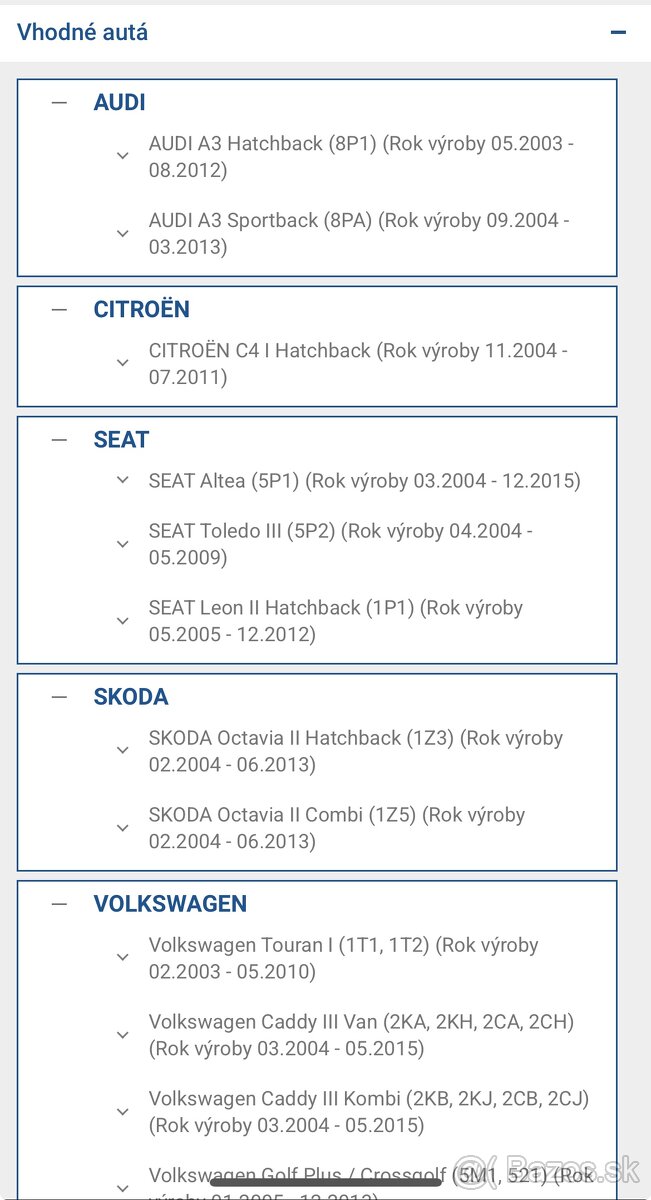 Servo riadenie 1K1423105C - 5