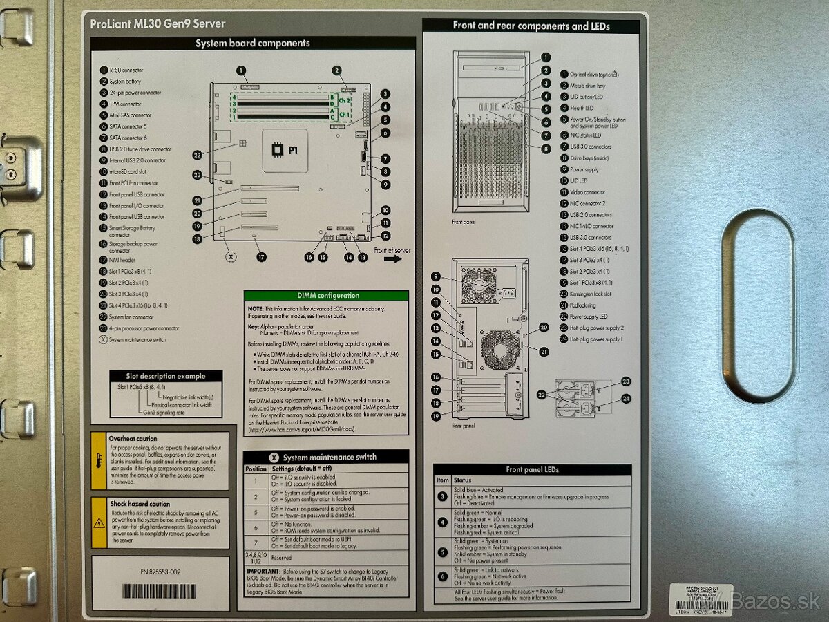 HPE ProLiant ML30 Gen9 Server - 5