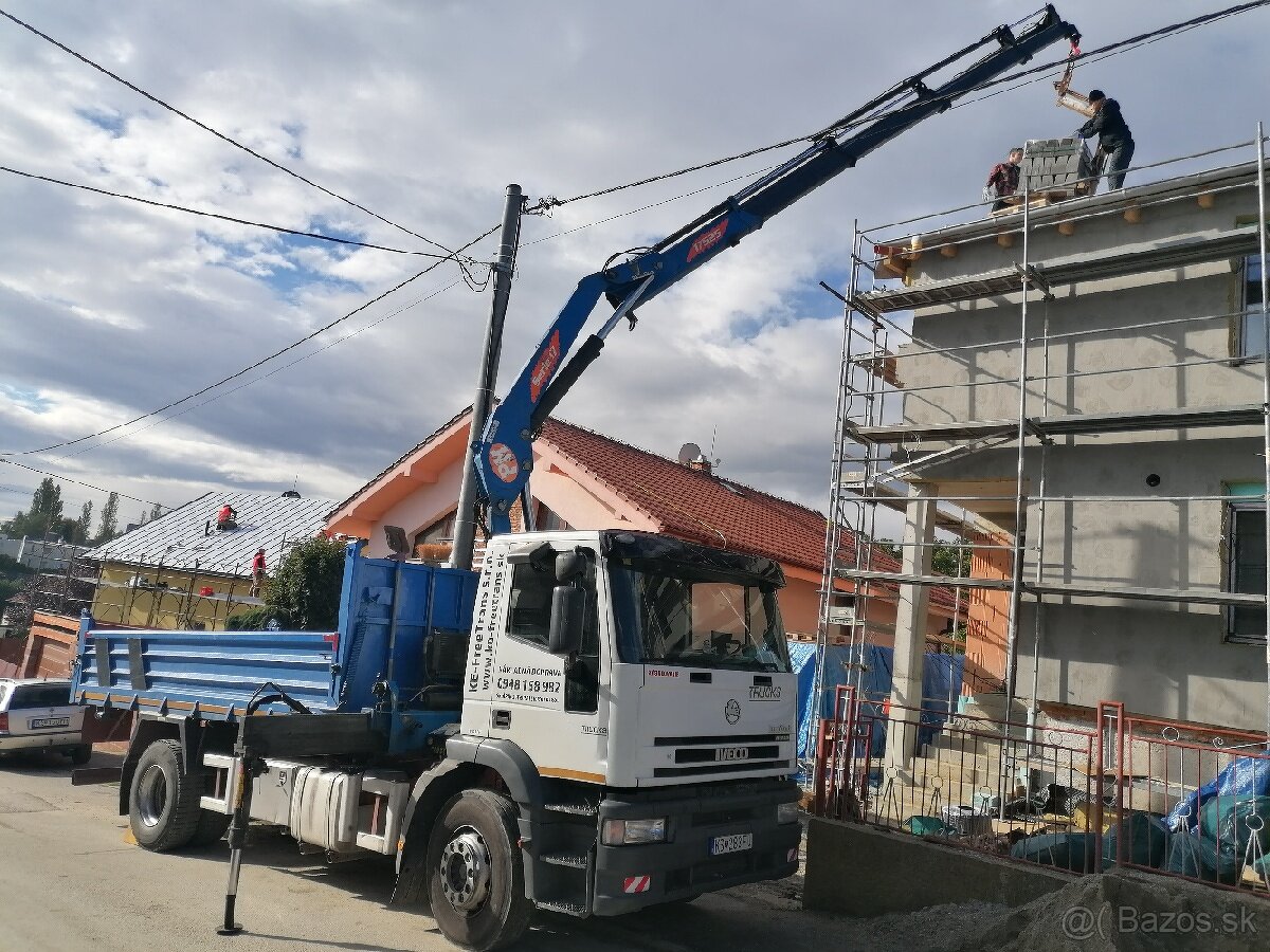 Nákladná doprava Hydraulická ruka + Sklápač - 5