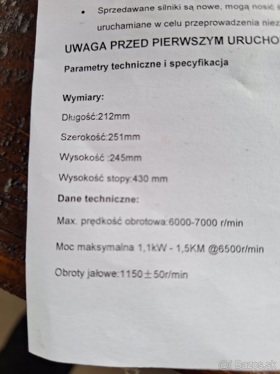 Závesný lodný motor 4takt - 5