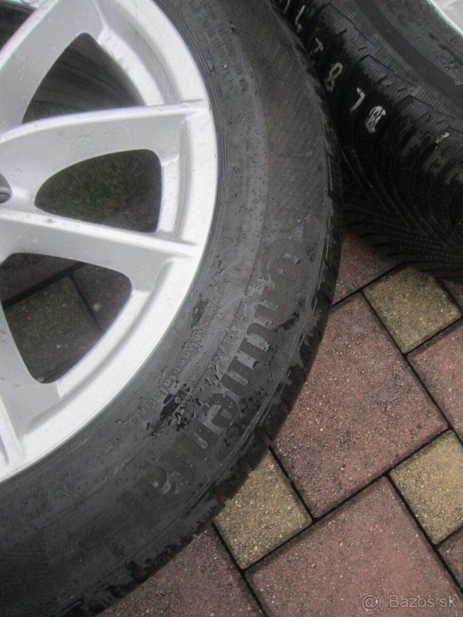 17" AL disky org. BMW5 2018 so zim. pneu 225/55R17 RFT - 5