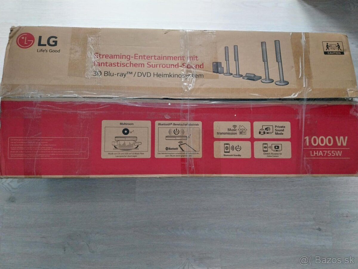Predám domáce kino LG LHA755W - 5