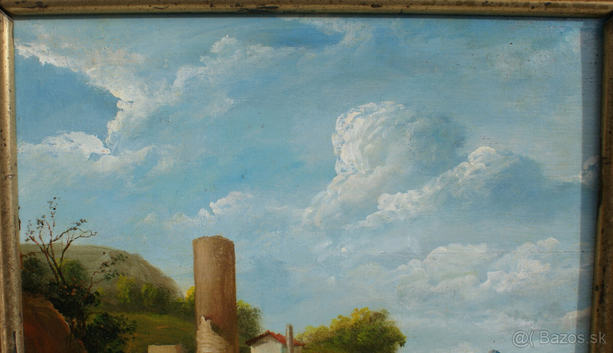 TOP Starý obraz krajina okolo r. 1780-1800 - 5