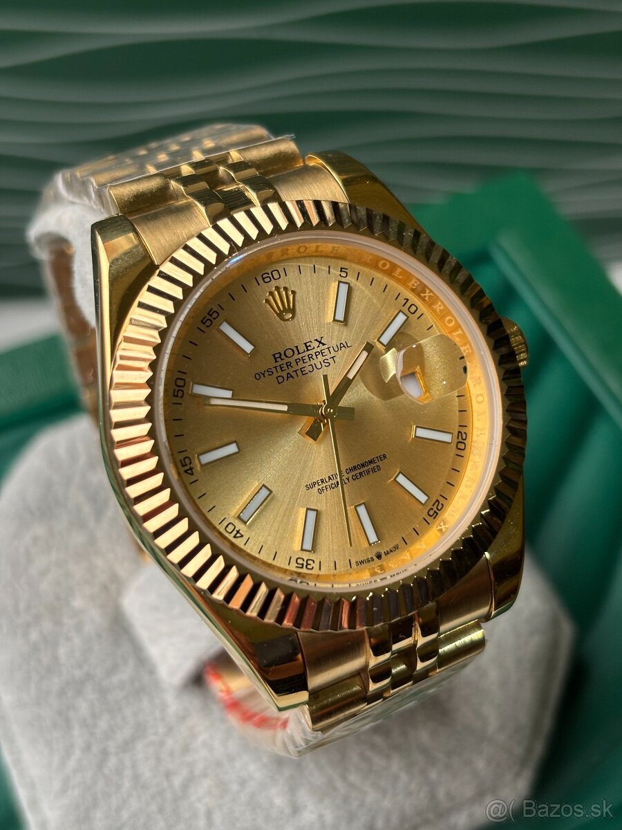 Rolex Datejust Full Gold, Nové, 40mm - 5