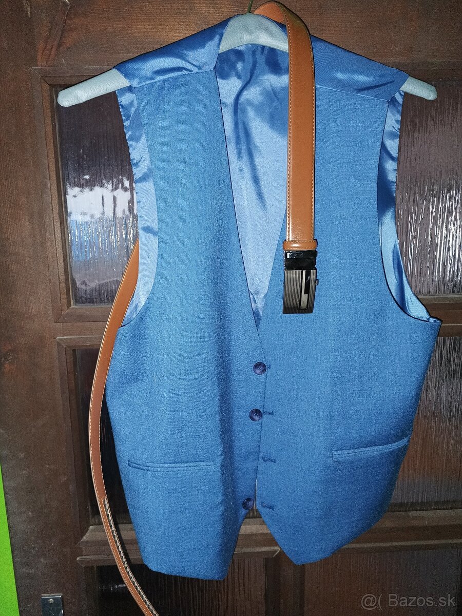 2x oblek Čierny a modrý - 5