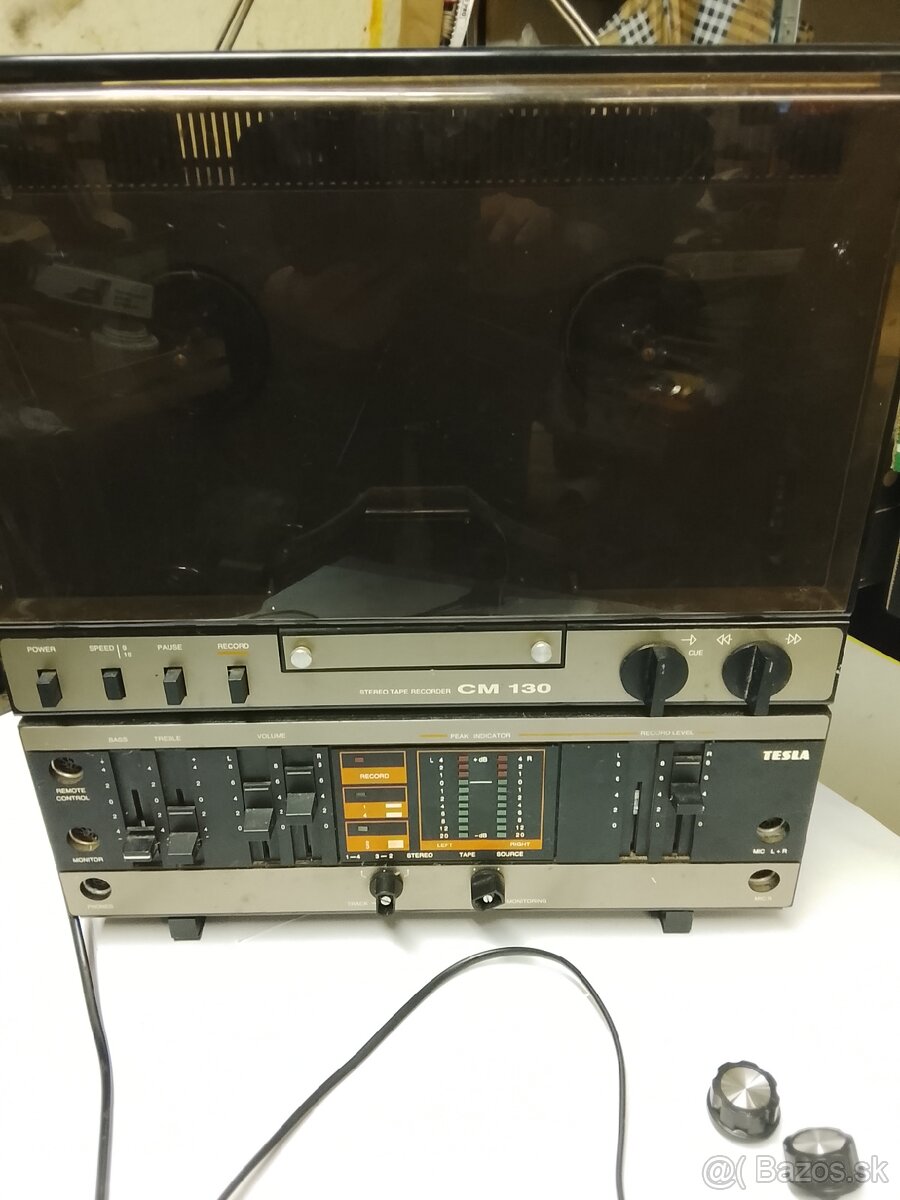 Kotúčový magnetofón Tesla Cm 130 - 5