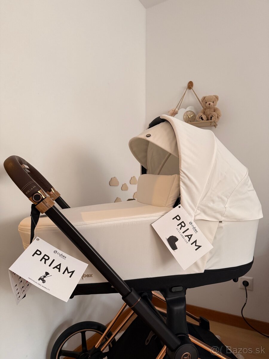 Cybex priam 4.0 off white nový - 5