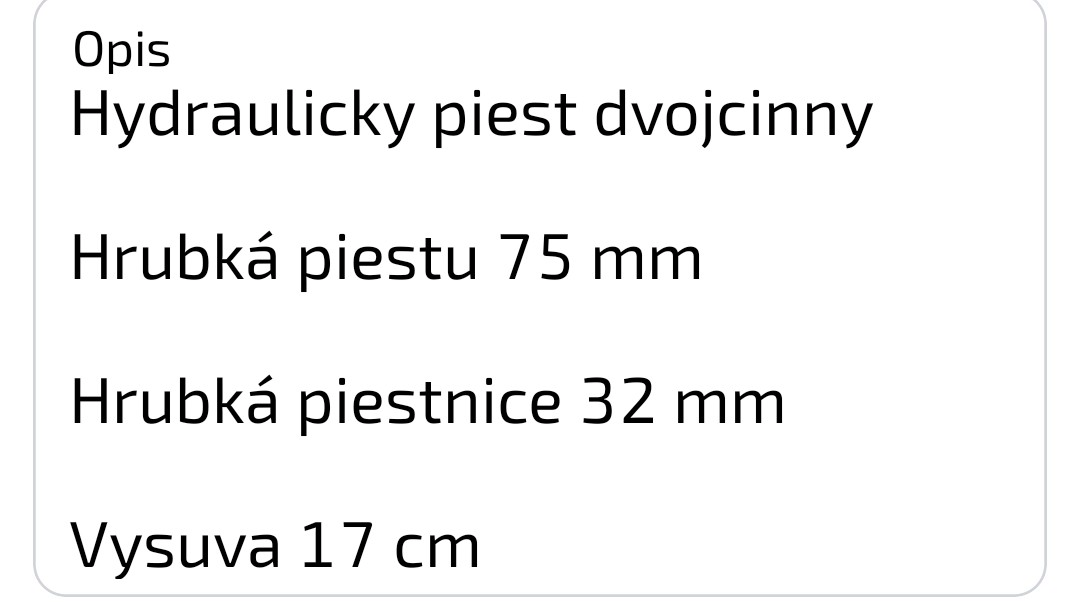 Hydraulický piest - 5