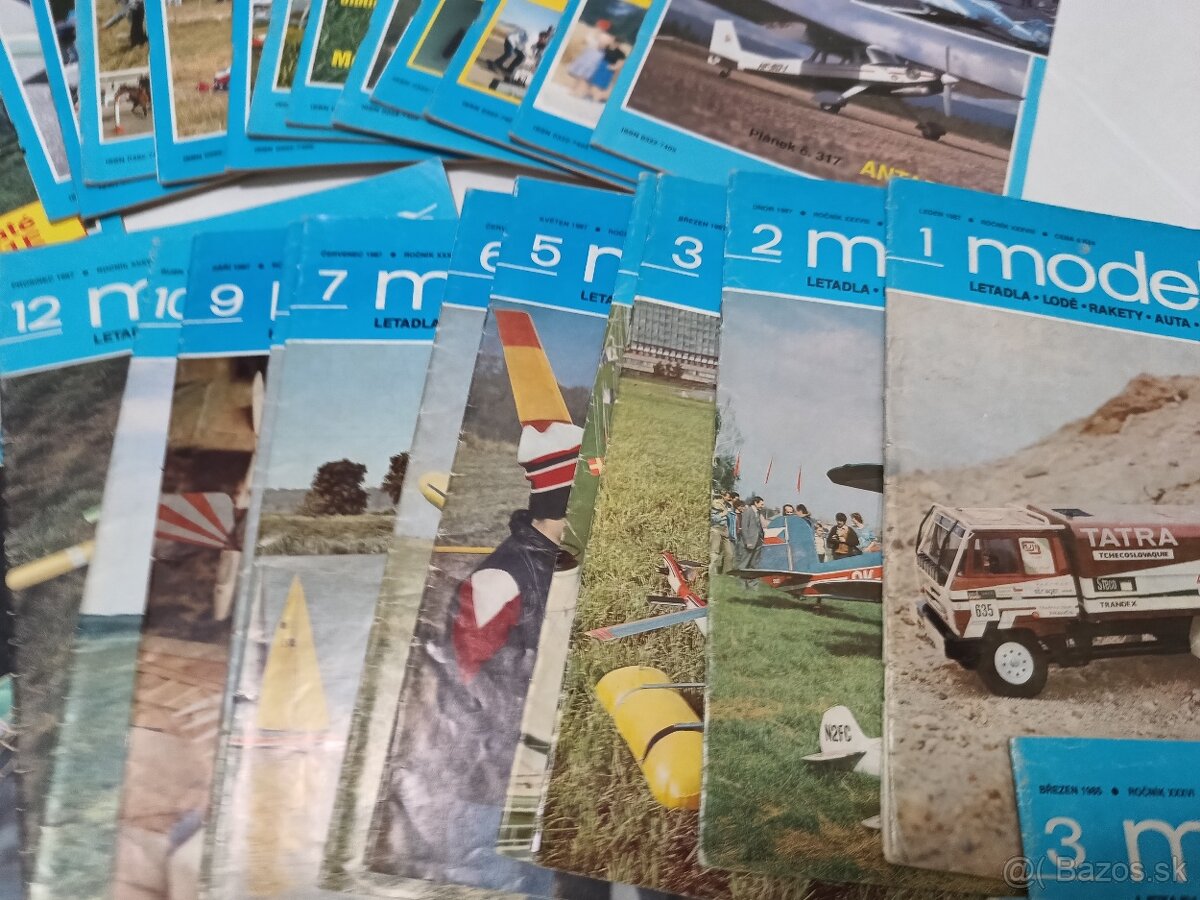 časopis Modelár 1979-1991, 58 čísiel - 5
