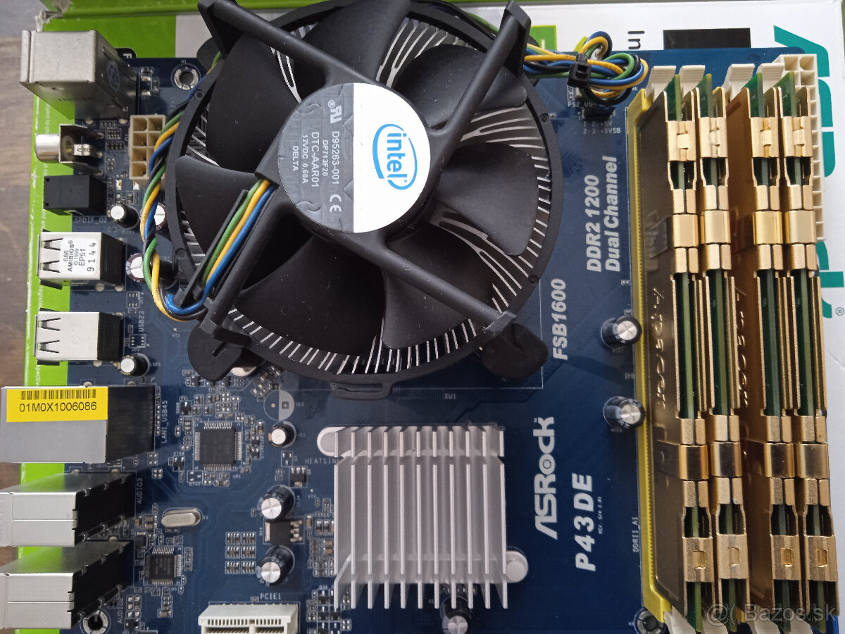 SET ASROCK P43DE - 5