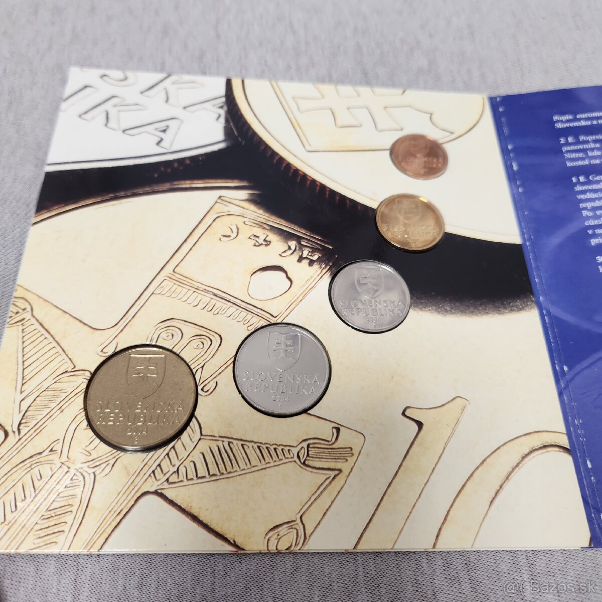 UNC Slovenské mince a euromedaily 2004 - 5