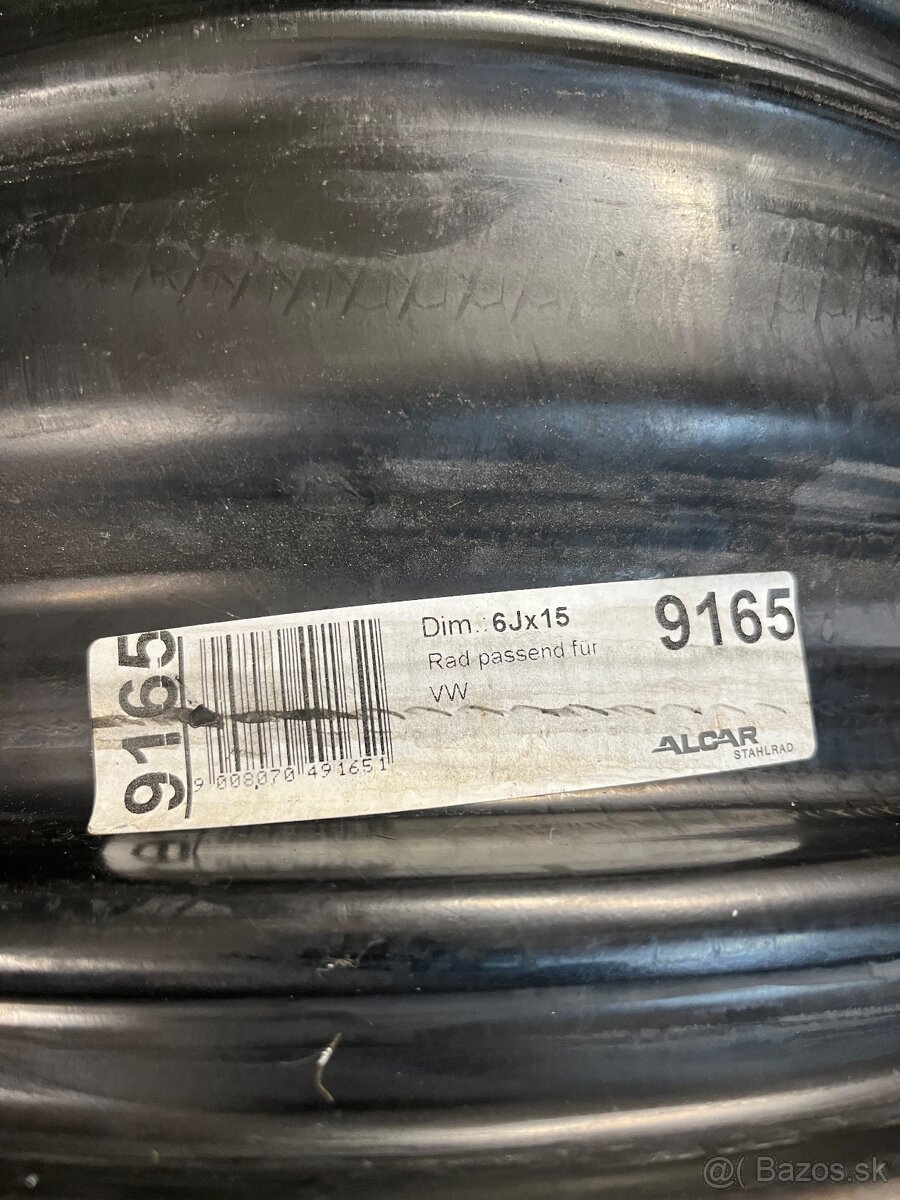 Plechové disky R15 5x112 - 5