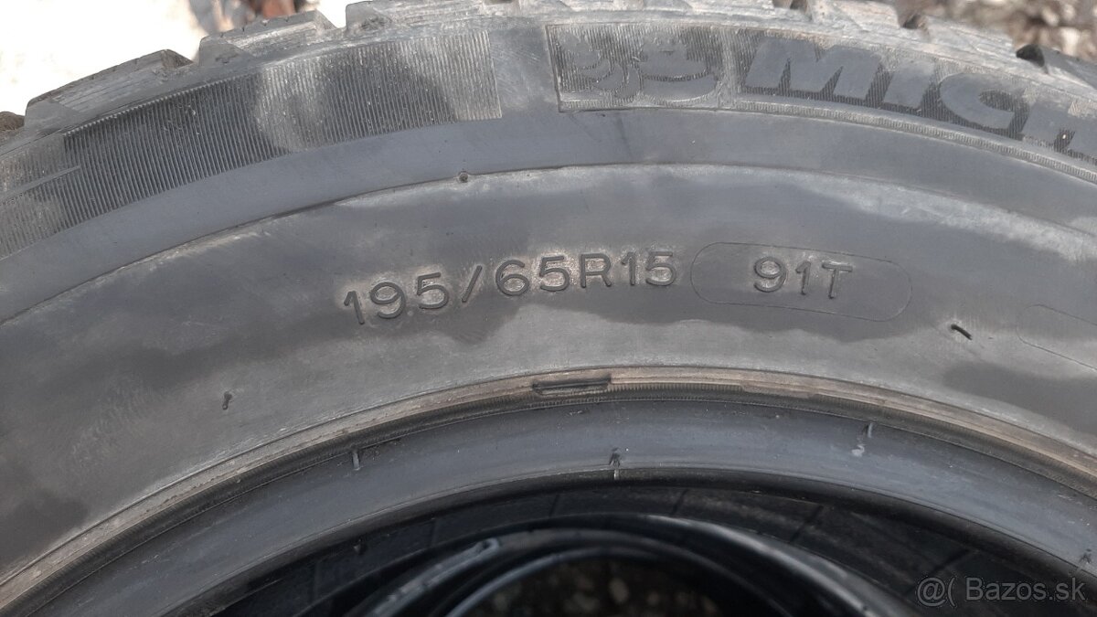 195/65r15 91T Michelin zimne - 5