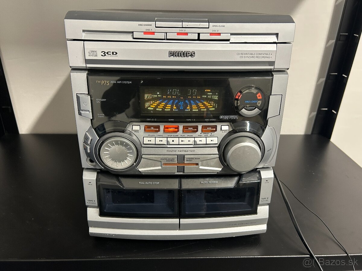Predám hi-fi vežu PHILIPS FW-P75 - 5