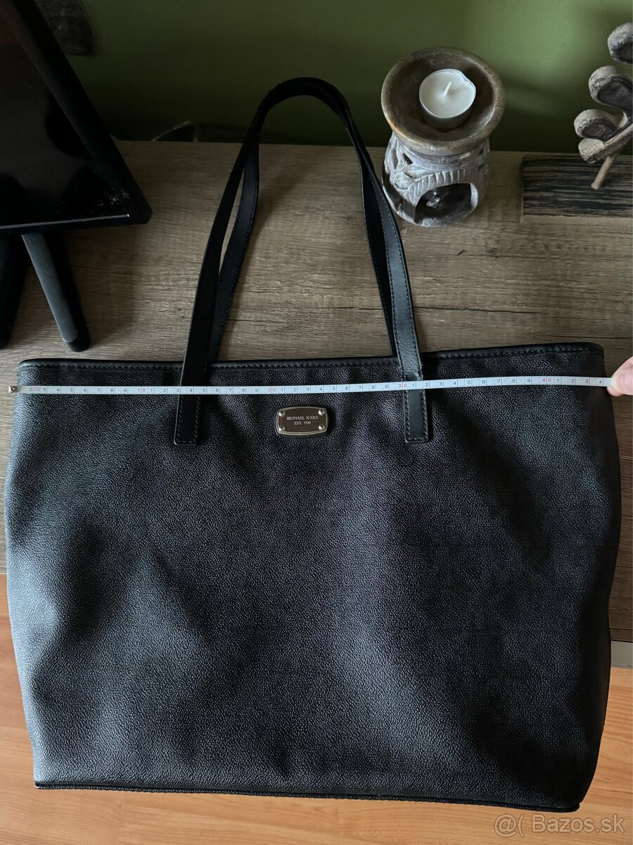 Michael Kors originál veľká čierna kabelka - 5