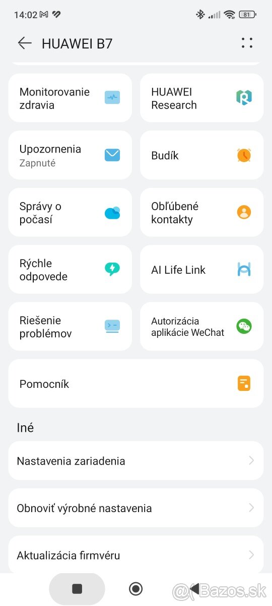 Huawei TalkBand B7, Android a iPhone - 5