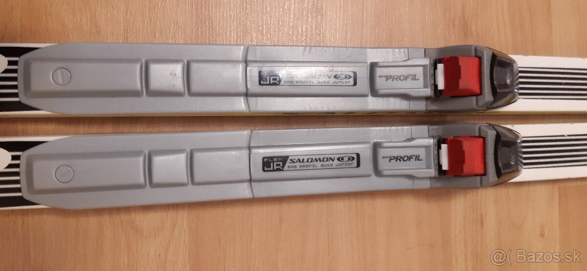 Predám set detských bežiek Salomon - bežky, topánky, palice - 5