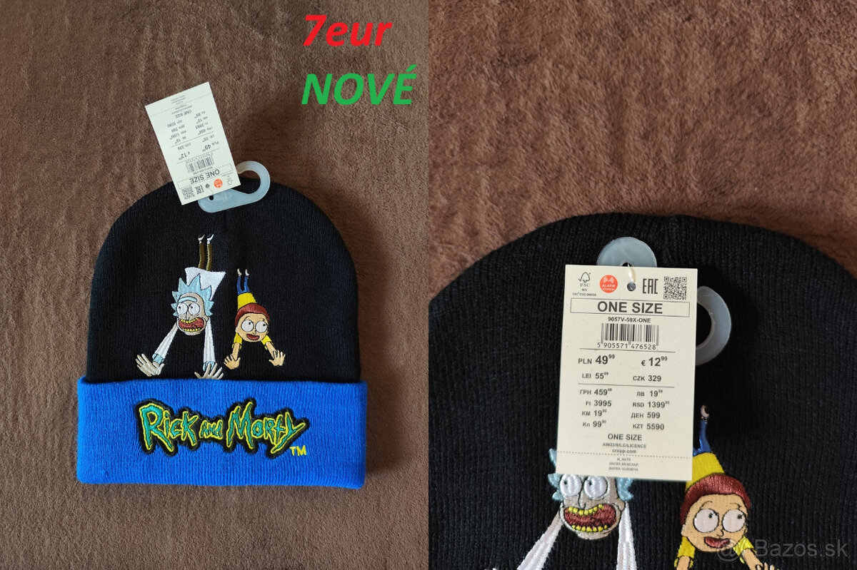 Zimná čiapka Rick and Morty, South Park, Pokémon - 5