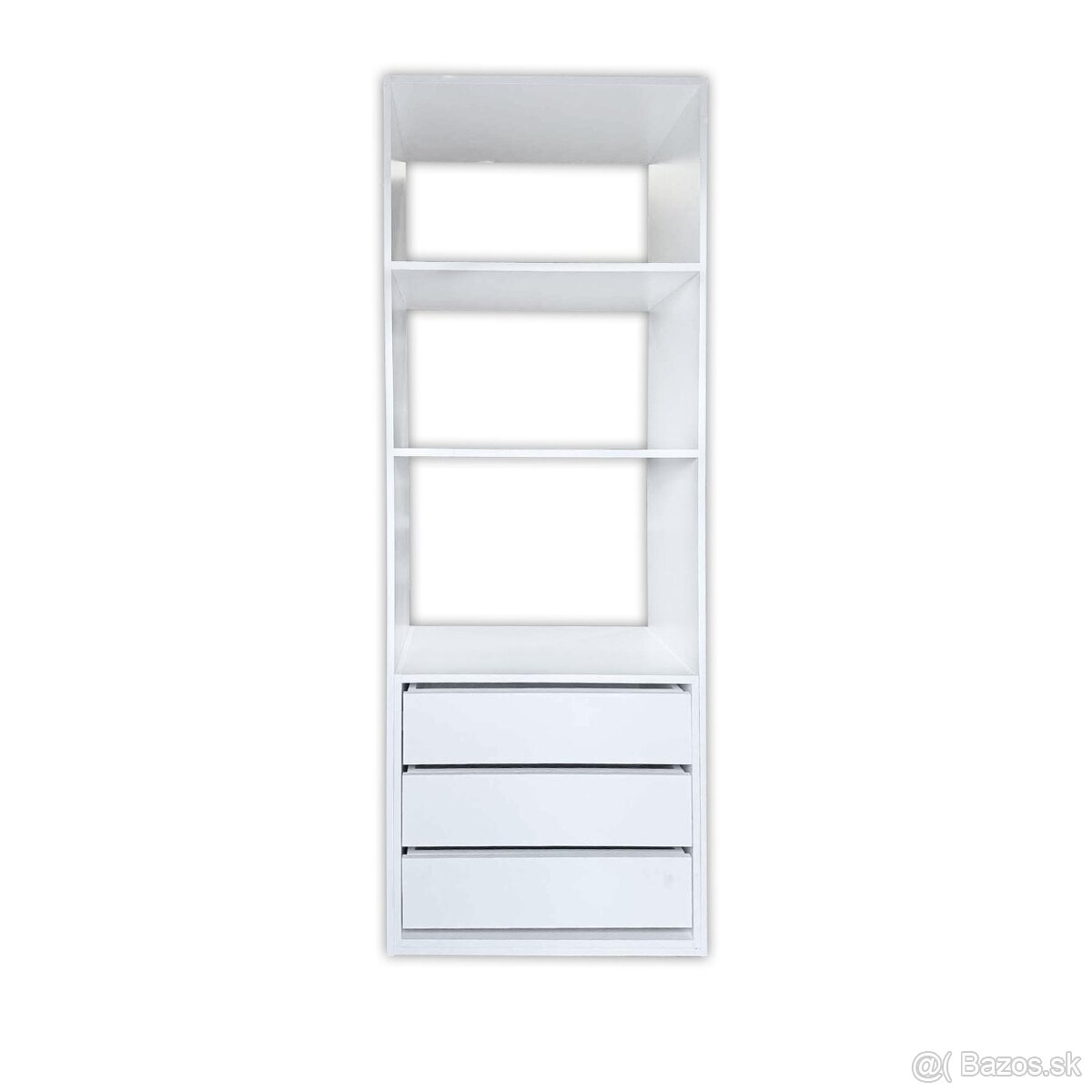 Predám šatníkové regále - úplne NOVE - DEKOR - Biela - 5