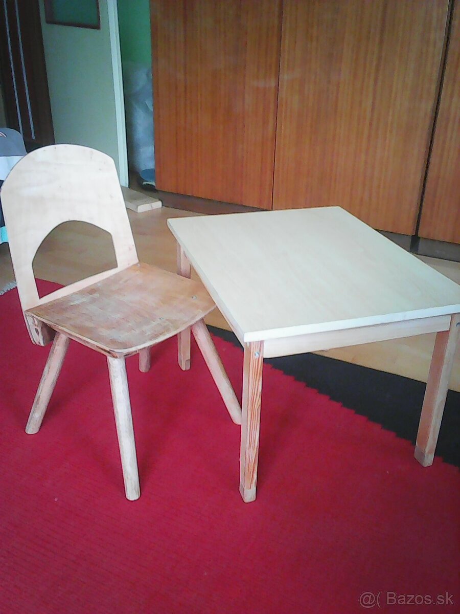 stolik detsky a stolicka - 5