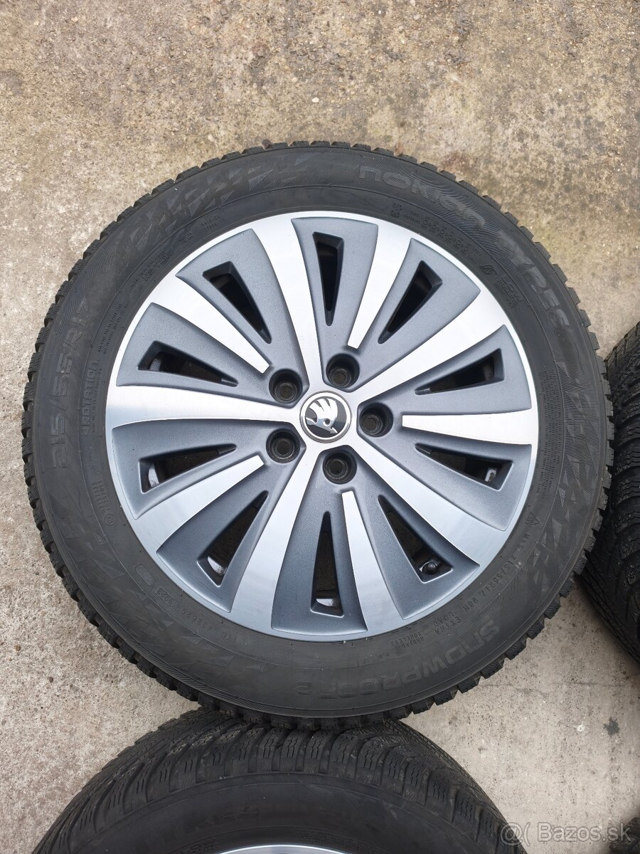 Zimné komplety Škoda 215/55 R17 98H - 5