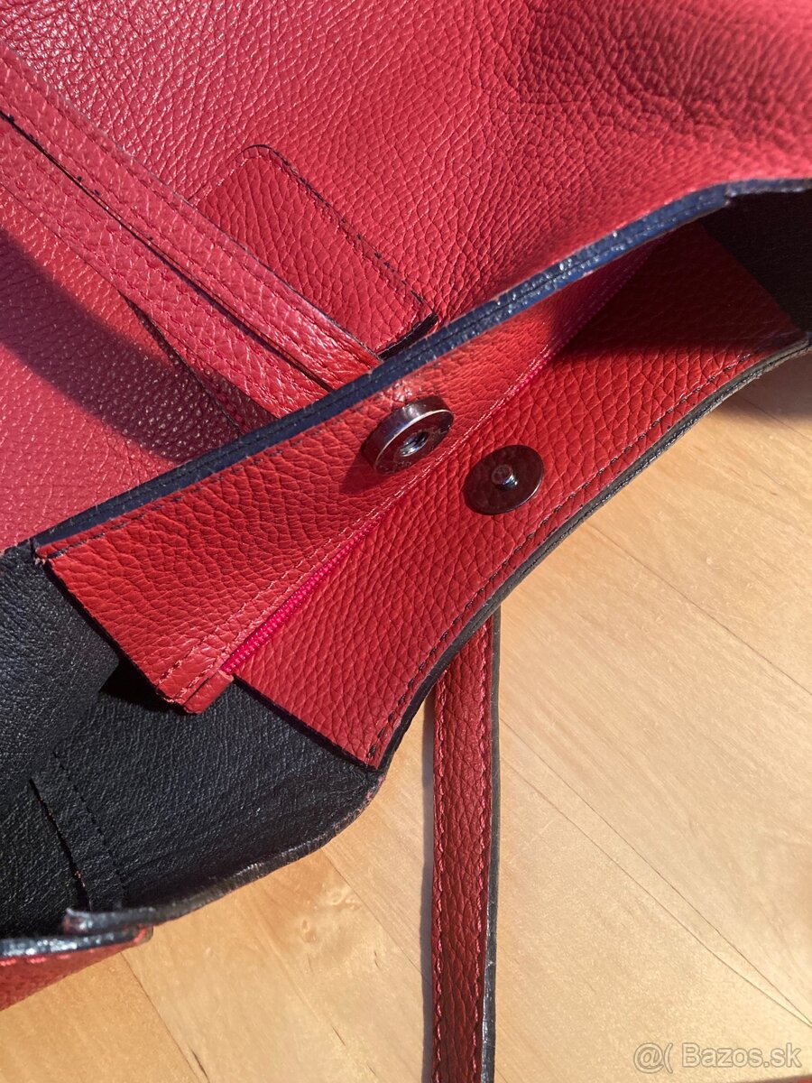Damska kabelka kozena cervena - 5