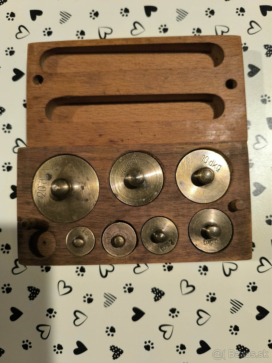 Mosadzné závažia - 5