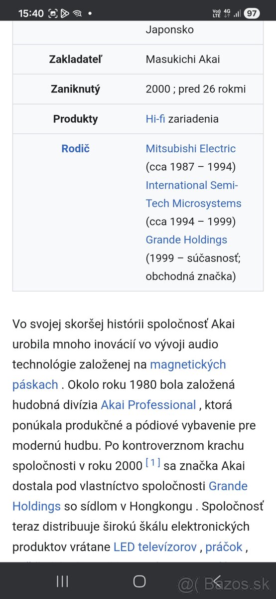 AKAI radio FM - SW - MW - LW - sieť 230v - Baterky - 5