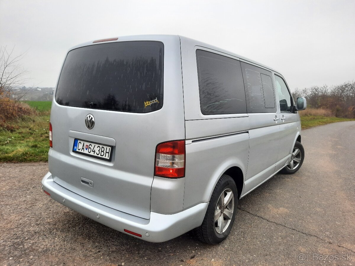 Predam Volkswagen T5 Multivan 4x4 2,5tdi 96kw 6R.7 miestny. - 5