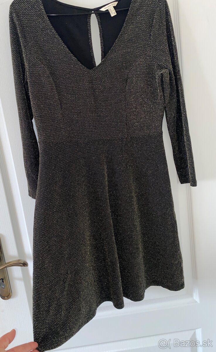 Trblietave elasticke saty Springfield velkost L - 5