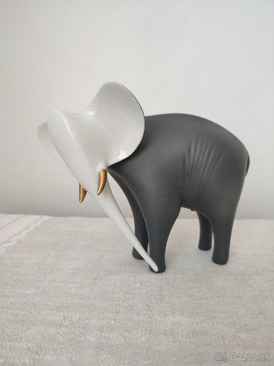 Royal dux porcelánová soška slon
- 5