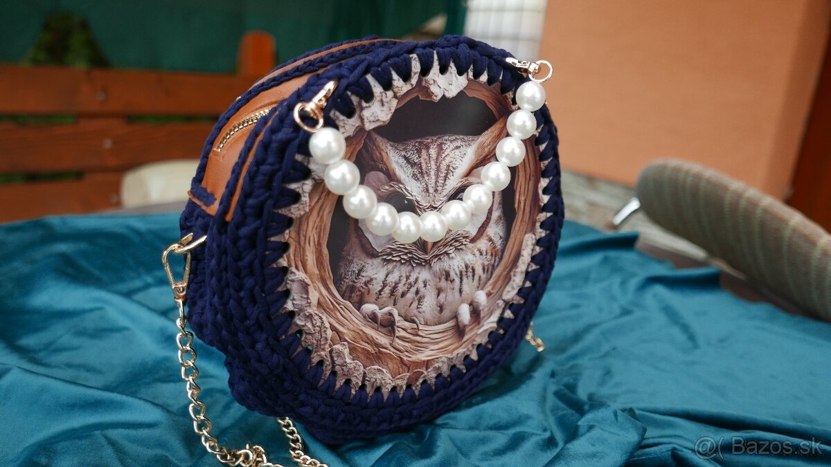 Predám háčkovanú kabelku - 5