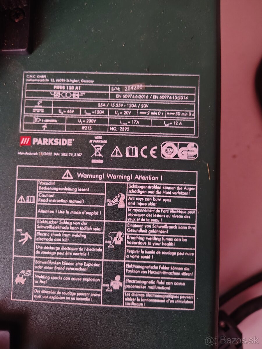 Zvaračka parkside pifds 120 a1 - 5