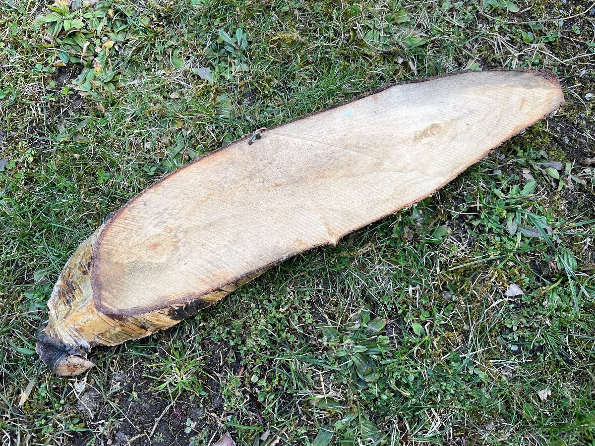 Obrázek krajina na dřevě - 5