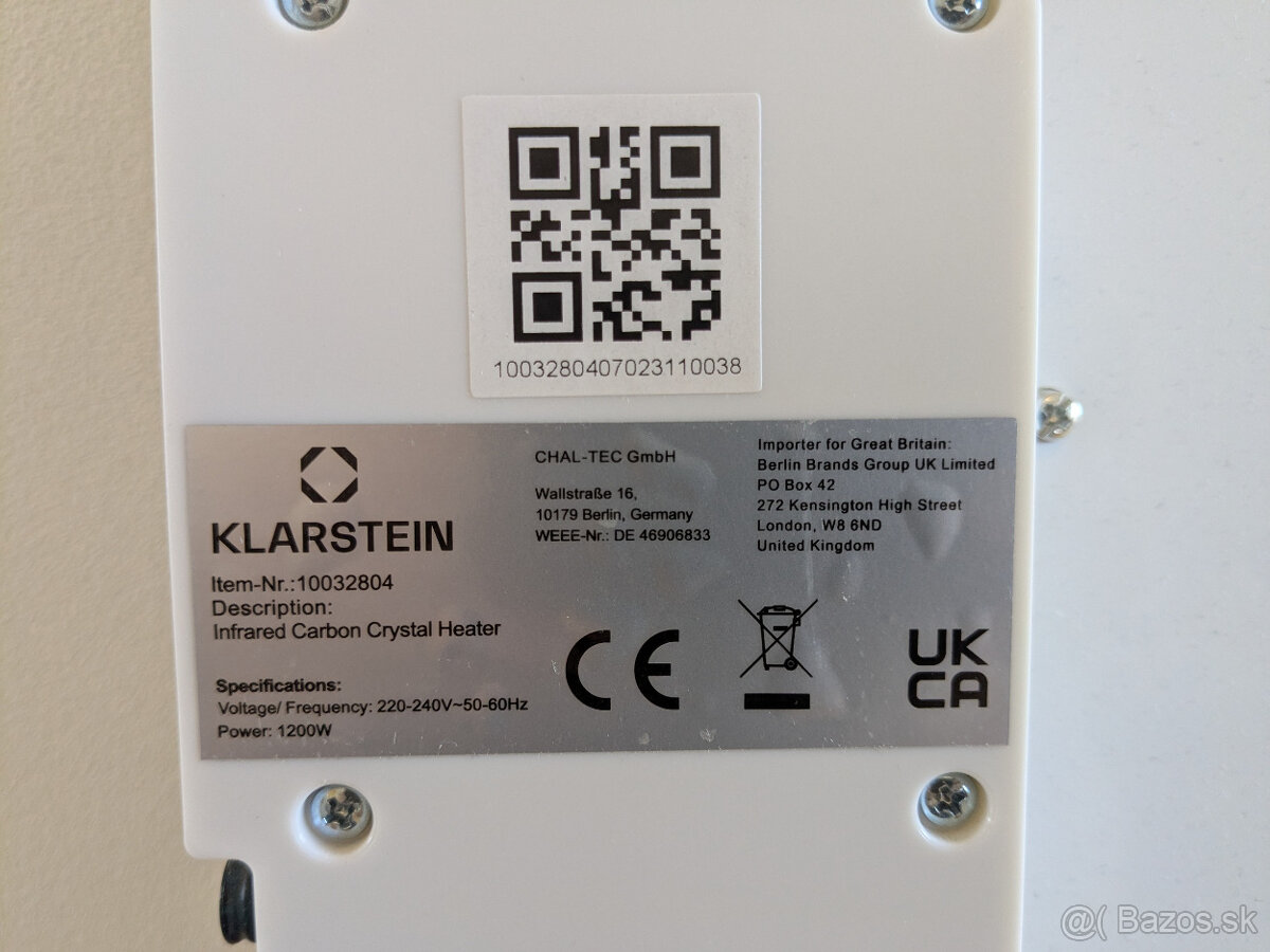 Infrapanel Wonderwall Smart 1200W - 5