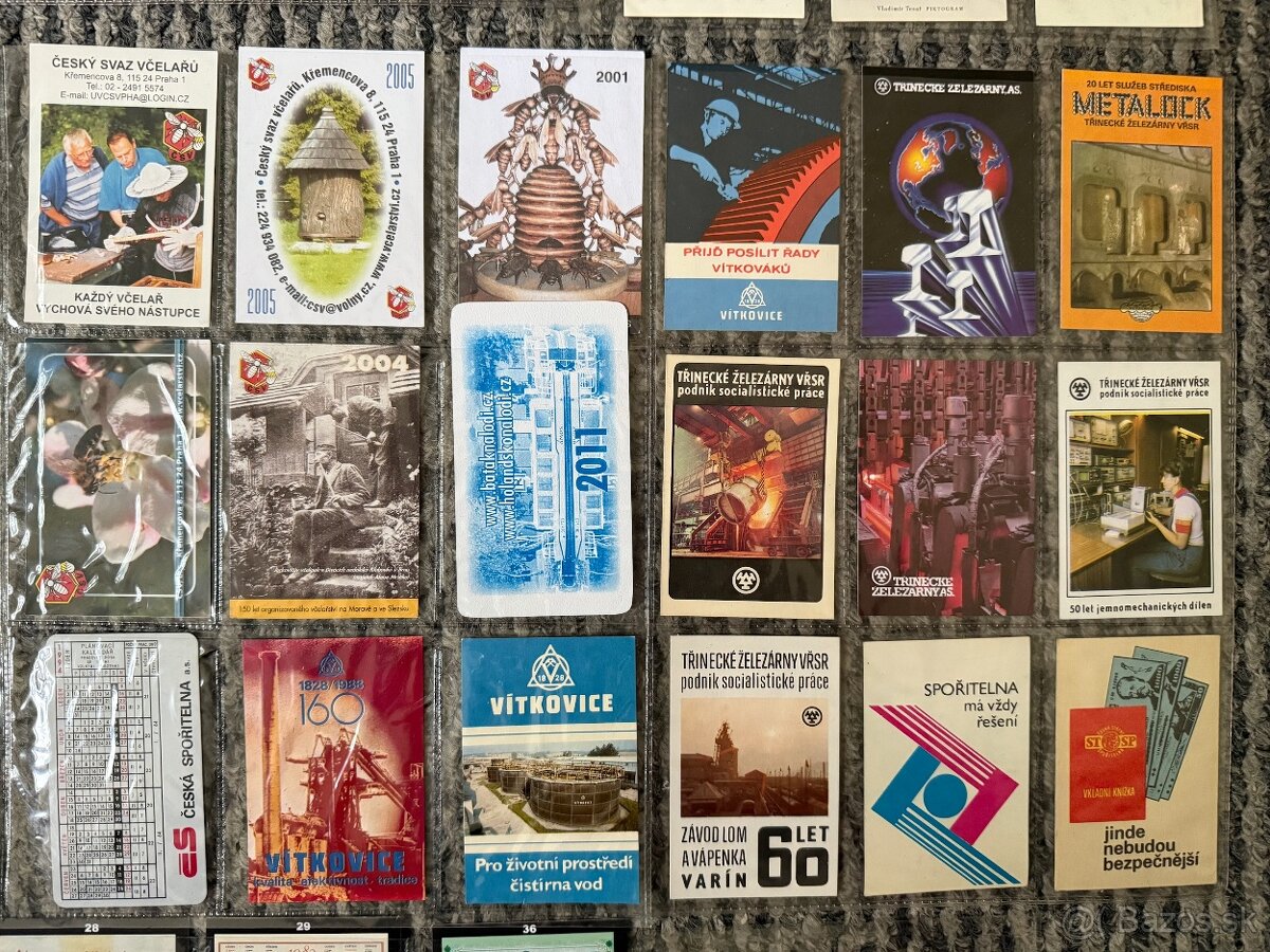 Vreckové kalendáriky ČR rôzne - 91ks - 5