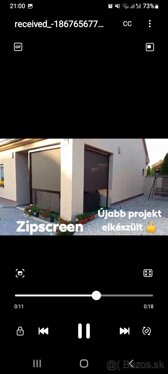 Slnečna roleta zipsscreen - 5