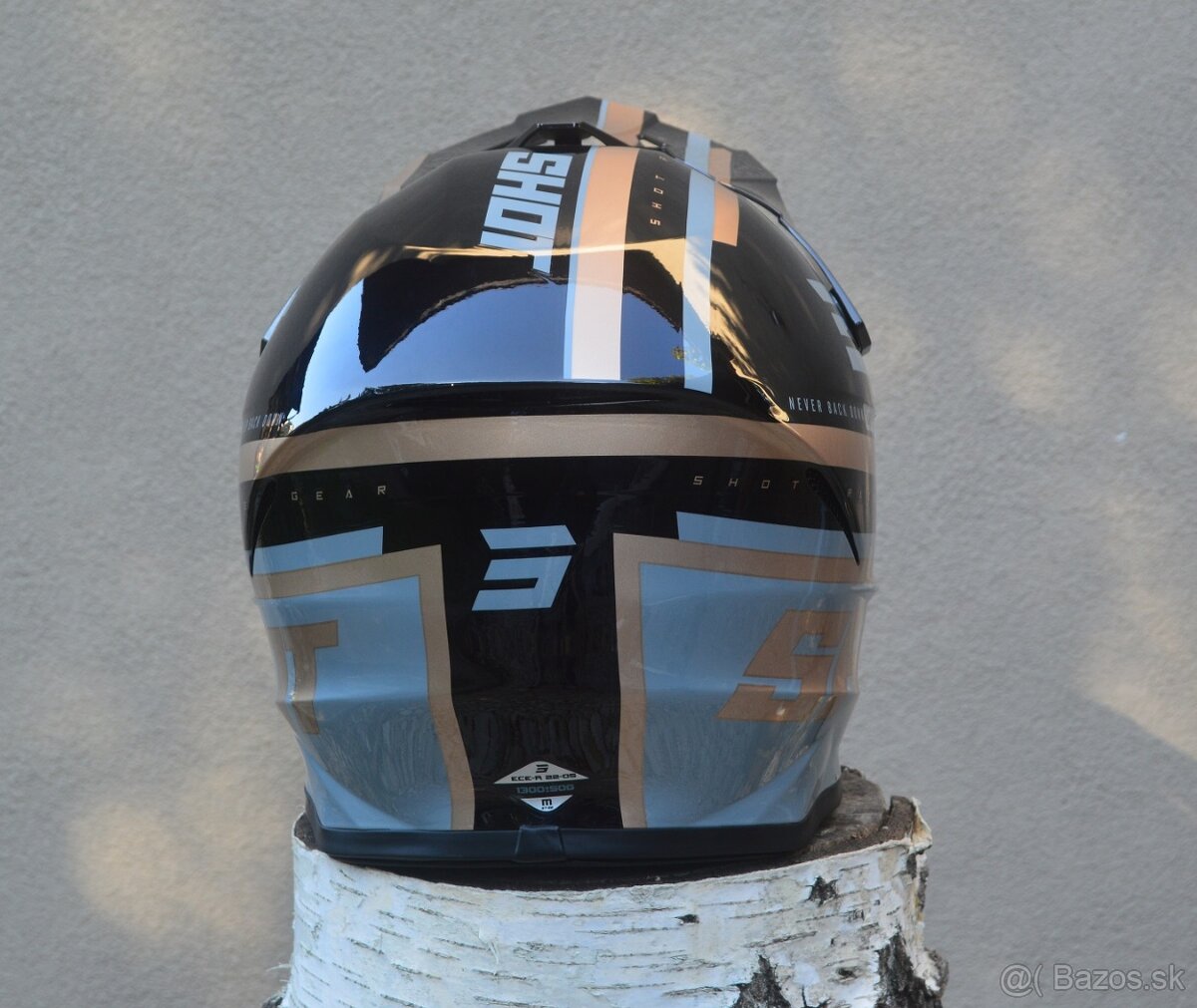 Prilba SHOT šedo čierna - 5