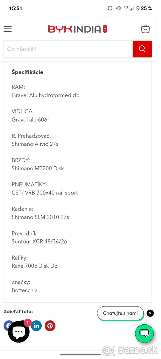 Bicykel BOTTECCHIA - 5