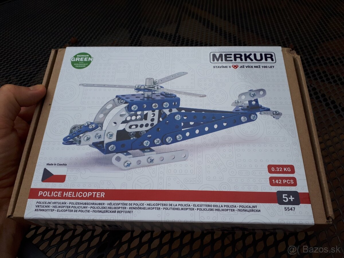 Stara hracka - Merkur - Policajny vrtulnik - 5