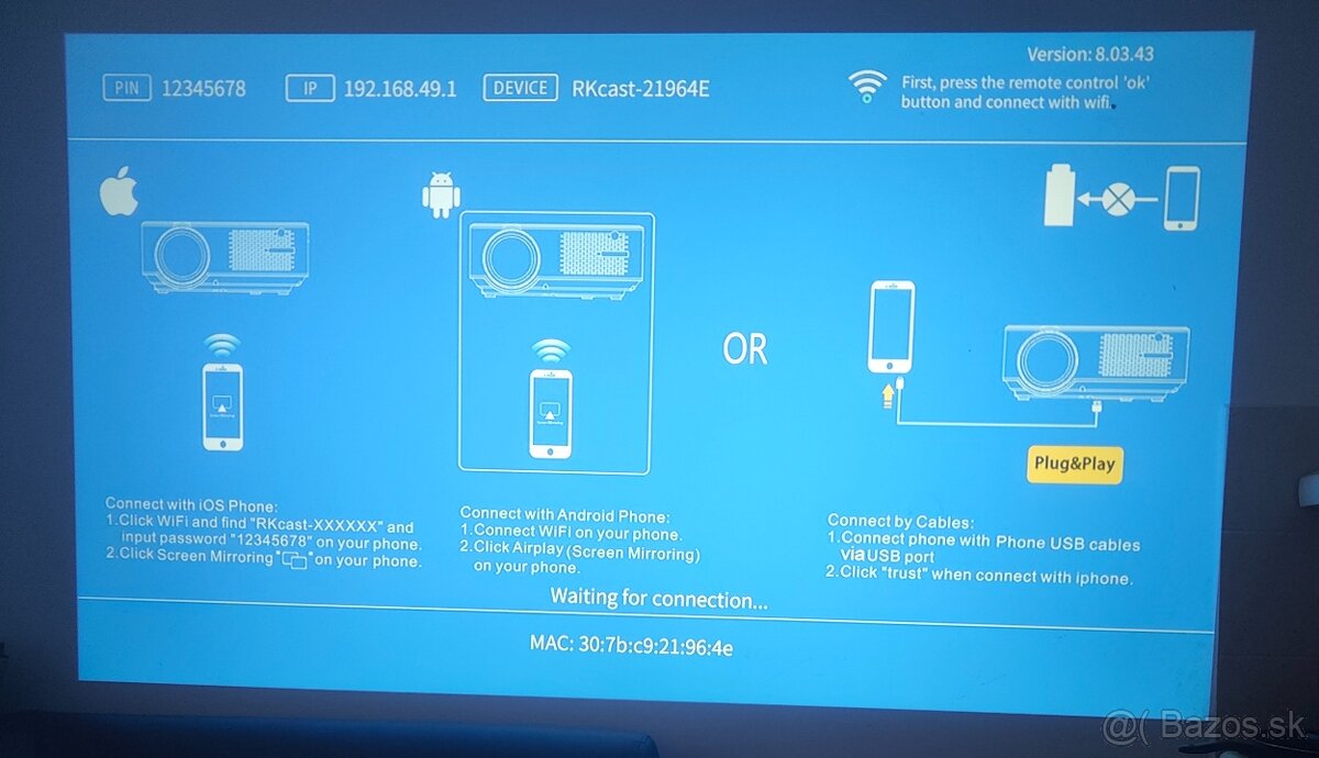 Projektor KRUGER & MATZ s WiFi a bluetooth - 5