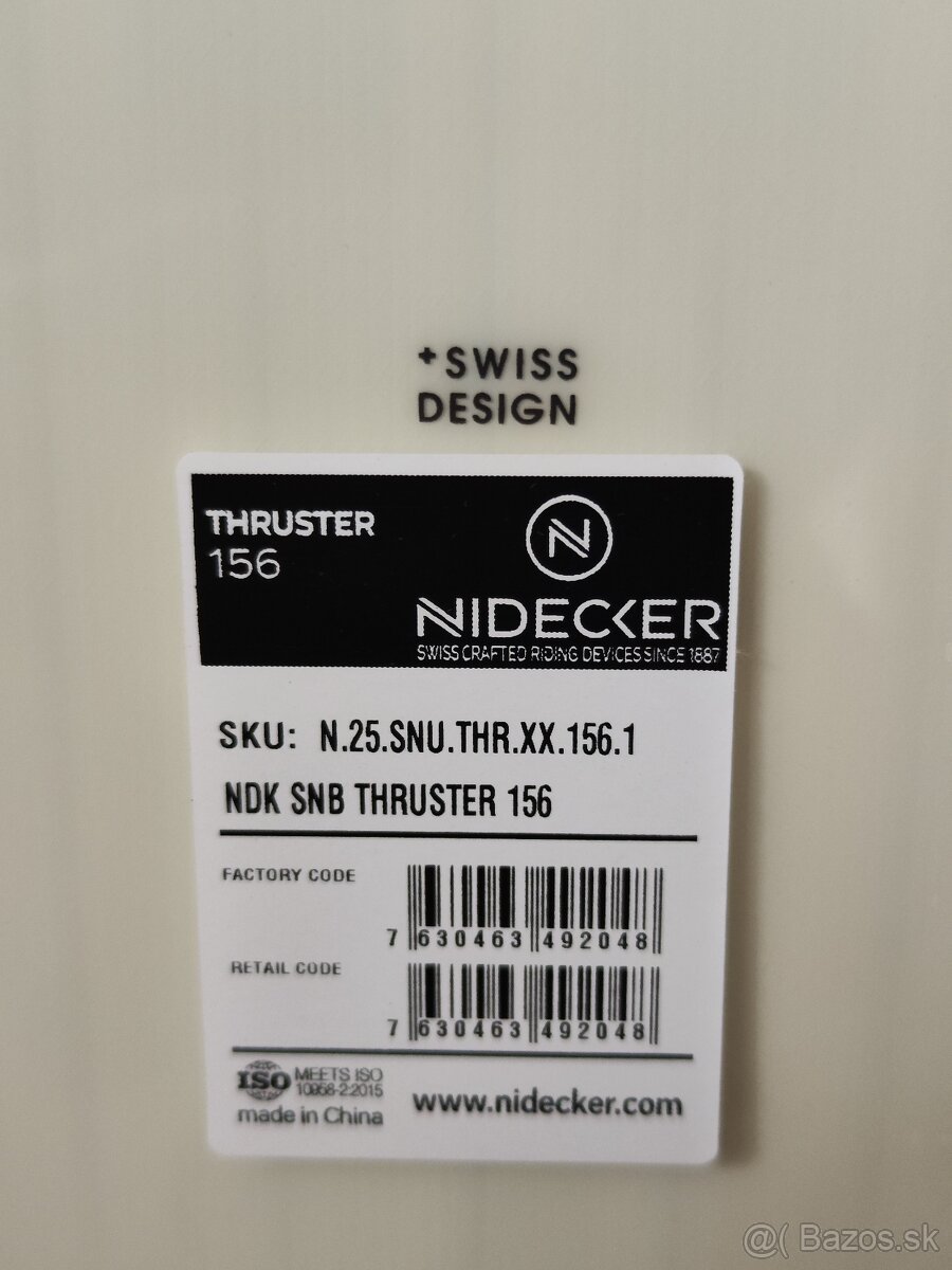 Nidecker Thruster 156cm - NOVÝ - 5