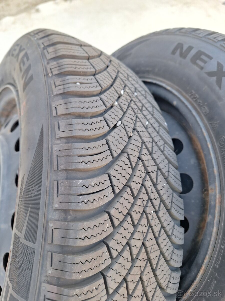 Sada zimných kolies 185/65R15 na plechových diskoch - 5