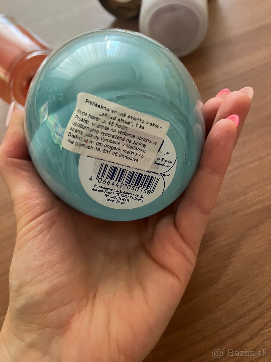 Vonne sviecky do interieru/zlaty svietnik pepco, glade - 5