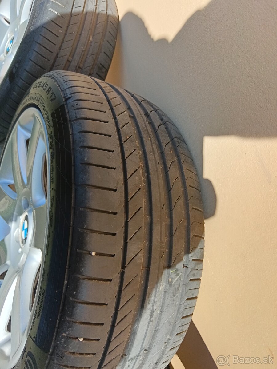 Originálne BMW Elektróny 5×120 r17 +letné pneu 225/45 r17 - 5