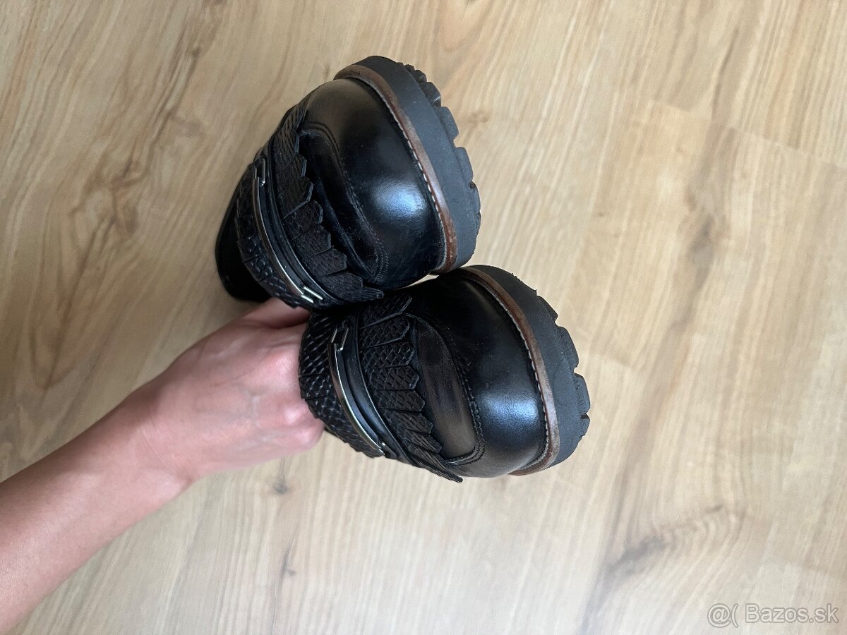 Kožené mokasíny, veľkosť 38 - 5