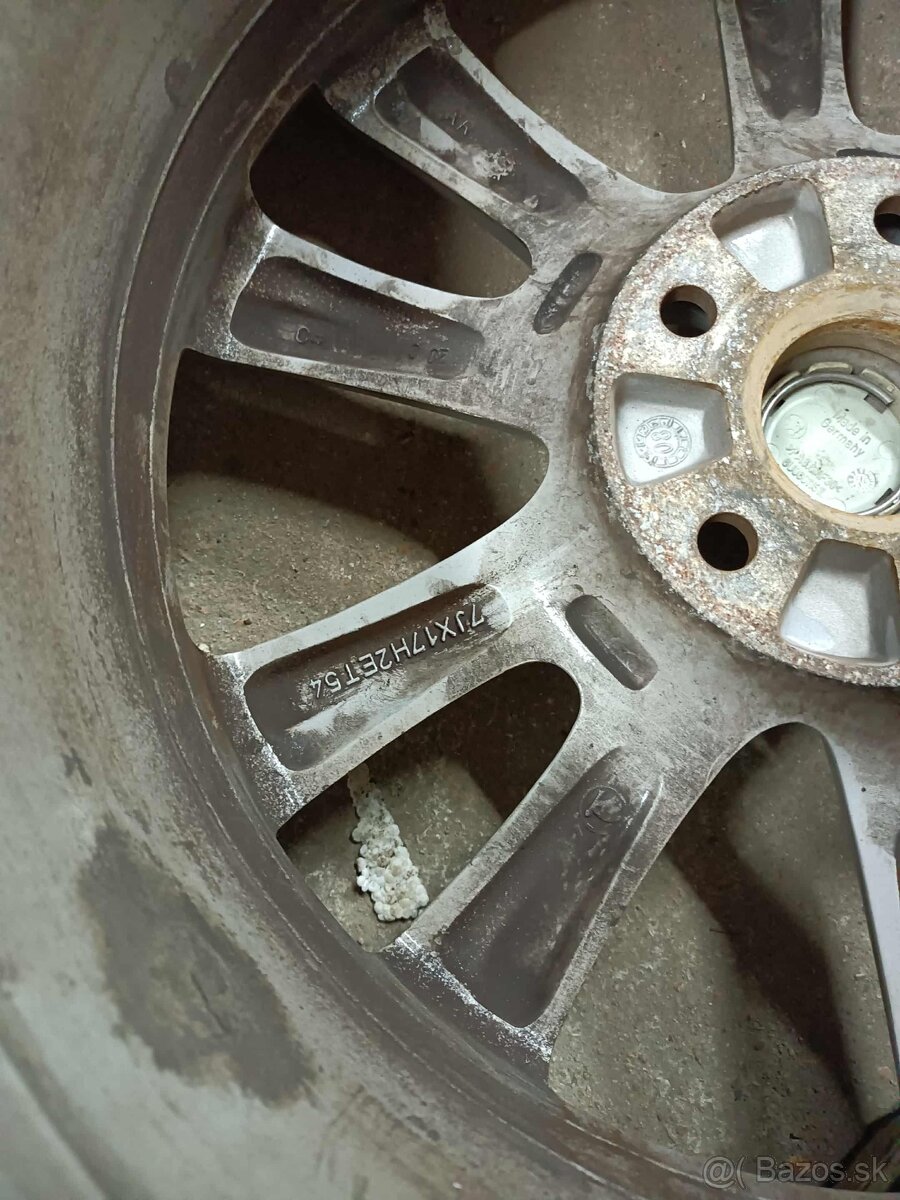 ❄️zimné 4ks alu disky orig. Škoda 5x112 R14 pneu 5mm - 5